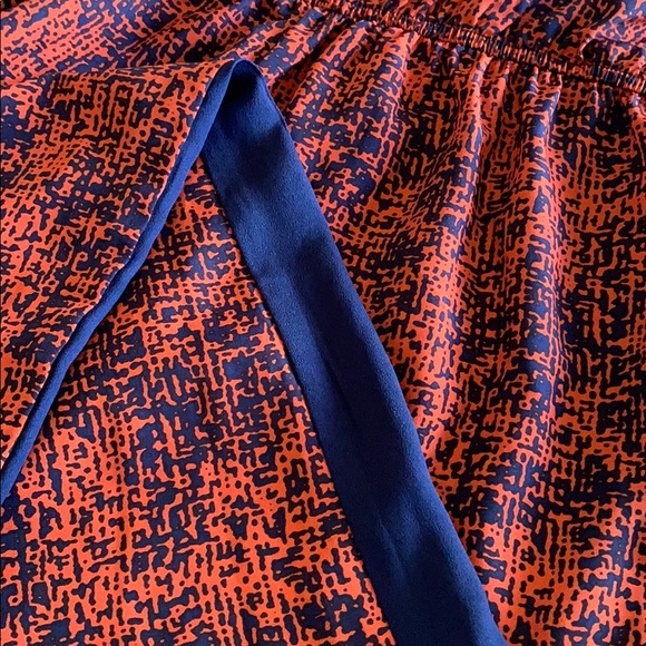 Navy and Orange One Piece Jumpsuit or Romper - Picture 5 of 6